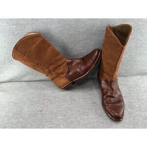R. MARTEGANI - GENUINE HAND MADE ITALY Ankle Boots 9 D Women's Brown Italy    B5